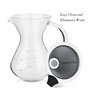Cafetière à verser,Filtre à Café Manuelle,Tasse verseuse cafetière 400ml,cafetiere,Versez Sur La Cafetière,Carafe en Verre Boros
