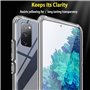 Coque pour Samsung Galaxy S20 FE 5G, Étui Transparent Housse en Silicone Intégral 360 Degrés Protection Anti-Scratch Anti Choc F