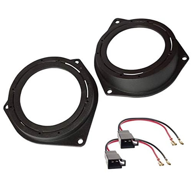 Sound-way Kit adaptateurs Montage Enceintes Haut-parleurs 10 cm Compatible avec Fiat, Alfa Romeo, Lancia, Opel, Peugeot, Citroen