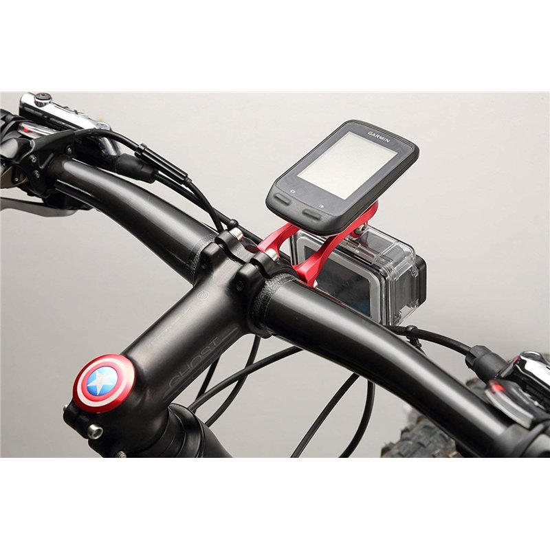Image secondaire de Best Tek Garmin Edge Extended Support, Guidon de vélo Support de Fixation pour NiteRider Adaptateur, Sports Action Camera, Garmi