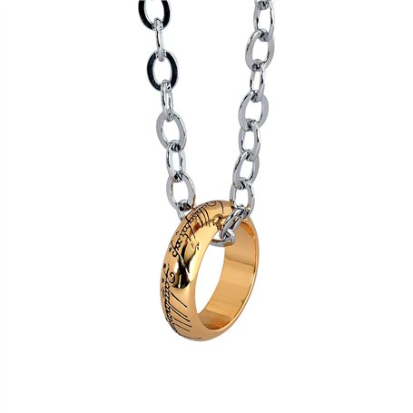Bague Le Seigneur des Anneaux L'Anneau Unique Plaqué Or