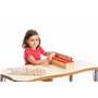 BSM Edufun - Boîte de tri 6 réglettes-Pédagogie Montessori - Jeu Educatif pour Enfant - Apprendre en s'amusant - Développe : cap