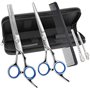 Ciseaux De Coiffure Professionnels Ciseaux Pour Cheveux Barbier 7 Pcs Kit Ciseaux De Coiffure Ciseaux De Coupe De Cheveux Gauche