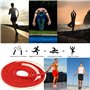 Corde à Sauter Sport Tzviod avec Roulement à Billes Jump Rope de Longueur Réglable Poignée ABS Antidérapante Adaptée à L'entraîn