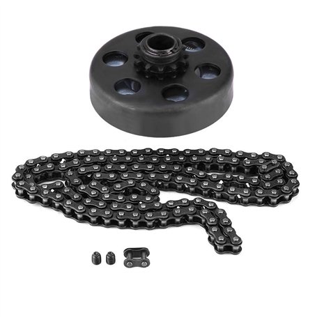 Embrayage Centrifuge 3/4" Alésage 12 Dents #35 Chaîne Remplacement Raccord Centrifuge pour Go Kart Mini Vélo 6.5HP