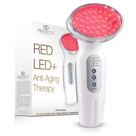 Appareil de Luminothérapie ROUGE par Project E Beauty | Soins Anti-âge | Stimulation du Collagène | Raffermissement et lifting |
