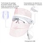 7 Couleur LED Masque luminothérapie, Beauty Masque photonique pour le rajeunissement de la peau Anti-âge Acné Tache Cicatrice En