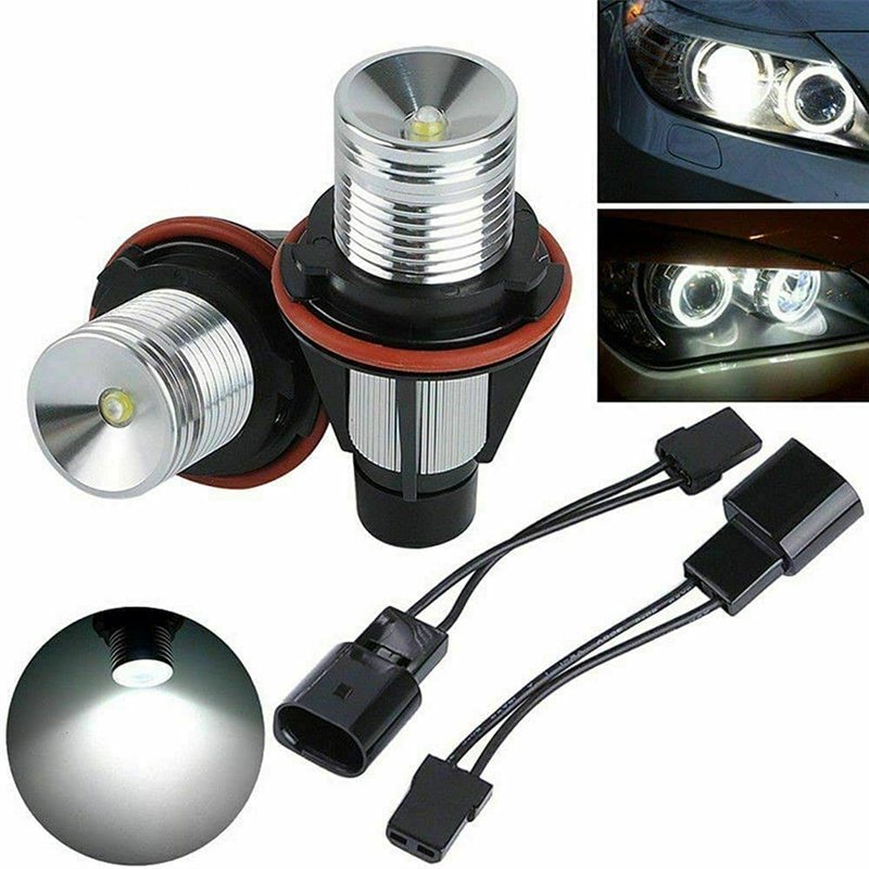 2 ampoules LED Angel Eyes pour BMW E39 E53 E60 E61 E63 E64 E65 E66 E87