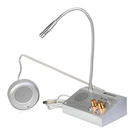 Retekess TW103 Système de Haut-parleurs de Fenêtre Système d'Interphone Bancaire