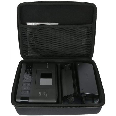 Khanka Dur Case étui Housse pour Canon Selphy CP1300 CP1200 imprimante Photo. (Noir)