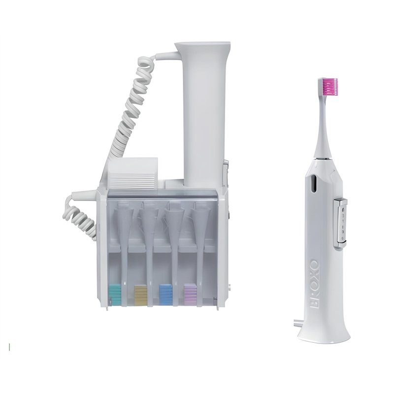Broxo Orabrush brosse à dents-gencives mécanique (oscillation verticale) et sonique (à cavitation hydrodynamique) + le protège-c
