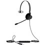 Jabra B2B BIZ 2300 UC Mono Micro Casque Antibruit, Connexion USB avec Fonction Muet et Contrôle de Volume sur Cordon Noir