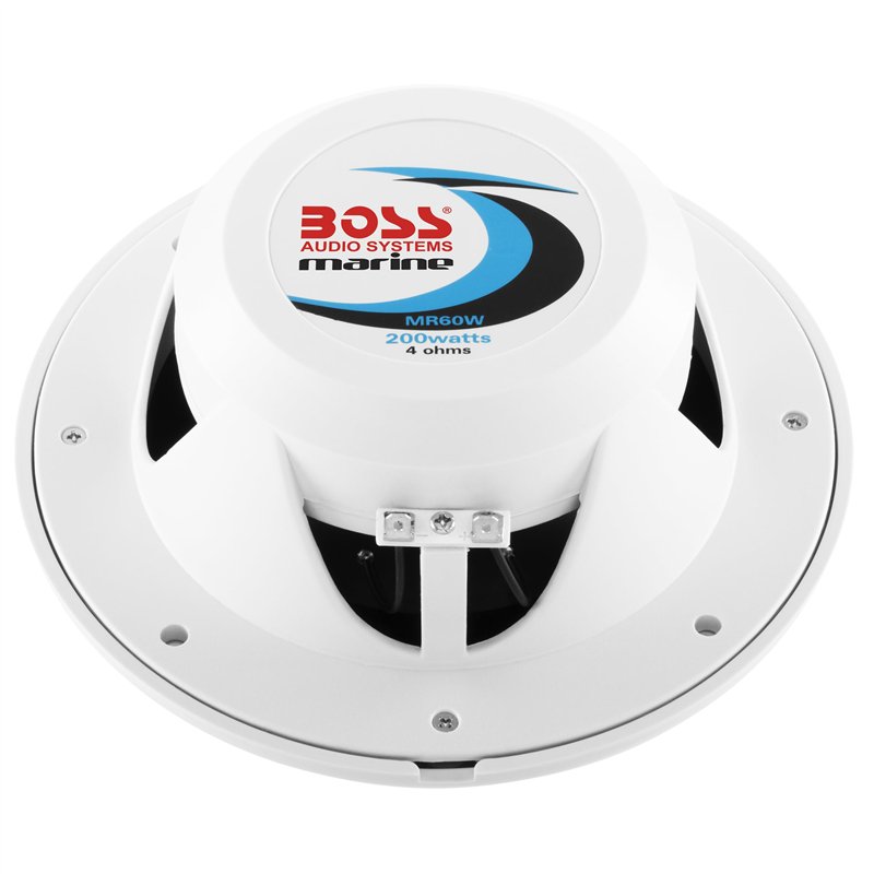 Image secondaire de Boss Audio Systems Marine 2-Voies Enceintes de Voiture (200 W, 4 Ohm, 90 dB, Polypropylène, 80 - 20000 Hz)
