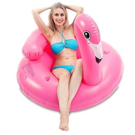 JOYIN 112 cm Fancy Gonflable Bouée de piscine gonflable avec support rafraîchissant Jouet pour fêtes aquatiques Fête d'été