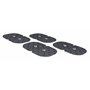 Sport-Elec Easf Lot de 4 electrode pour appareils Noir FR : Adultes (Taille Fabricant : Unique)