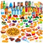 JOYIN 200 pièces Enfants Jouent à la Nourriture Deluxe Jeu de Simulation Ensemble de Nourriture Jouet Nourriture Jouer Accessoir