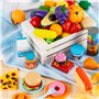 JOYIN 200 pièces Enfants Jouent à la Nourriture Deluxe Jeu de Simulation Ensemble de Nourriture Jouet Nourriture Jouer Accessoir