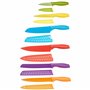 Amazon Basics Lot de Couteaux colorés 12 pièces