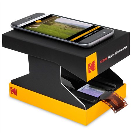 Kodak Mobile Film Scanner - Fun Novelty Scanner Lets You Scan and Play with Old 35mm Films & Slides Using Your Smartphone Camera