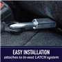 Leash Boss Dog Car Seat Belt Restraint - No-Chew Heavy Duty Car Seatbelt for Pets - 5 Sizes - Coated Steel Rope to Prevent Chewi