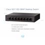 Cisco Commutateur non géré SG110D-08HP avec 8 Ports Gigabit Ethernet (GbE) plus 32 W PoE, protection à vie limitée (SG110D-08HP-