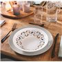 Assiette creuse 20 cm Florescence