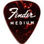 Fender »FINE ELECTRIC PICK TIN« Médiators dans boîte de collection - 12 Pièces - Celluloid - Forme 351-3 Épaisseurs - Couleur To