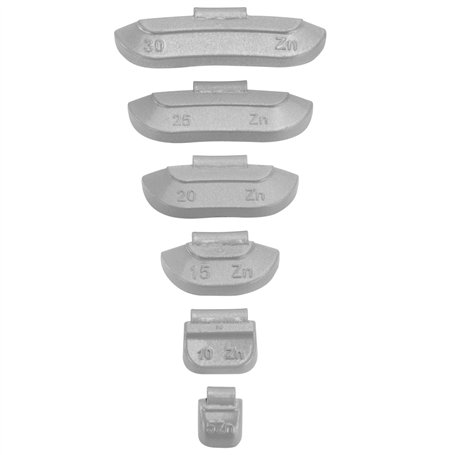 HASKYY Lot de 225 Poids à Percussion pour Jantes en Acier // 50 de 5 g