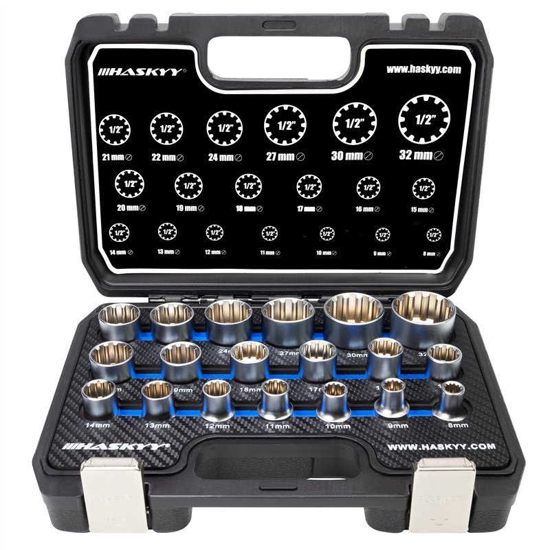 Douilles multi-empreintes Gear Lock 1/2