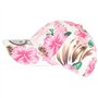 Casquette NY Blanche et Rose Fleurs Tropicale Fashion Baseball Hawai - Taille: Taille Unique - Couleur: Rose - Mixte