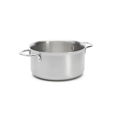 De Buyer - Faitout sans couvercle en inox 3 couches ALCHIMY - 20 cm - Fabriqué en France