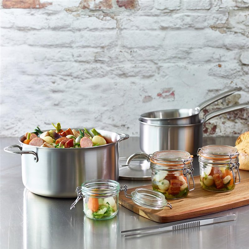 Image secondaire de De Buyer - Faitout sans couvercle en inox 3 couches ALCHIMY - 24 cm - Fabriqué en France, Sans PFAS, Maîtrise de la Cuisson, Ino
