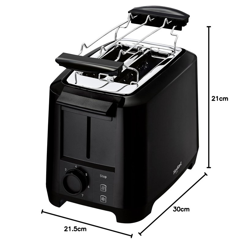 Image secondaire de Tefal Uno TT1408 Grille-pain 7 niveaux de brunissage (800 W) Noir