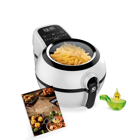 Tefal Actifry Genius XL FZ7600 Hot Air Fryer Friteuse en acier inoxydable Noir 1