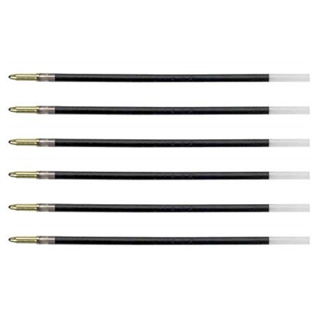 BIC Lot de 6 Recharges pour Stylo bille 4 COLOURS Fine Pointe Fine 0