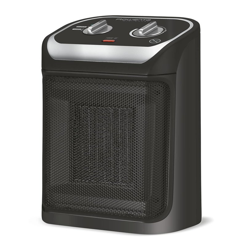 Rowenta Mini Excel Chauffage soufflant céramique 2-en-1, Radiateur électrique, Chauffage d’appoint, Ventilation froide, Puissant