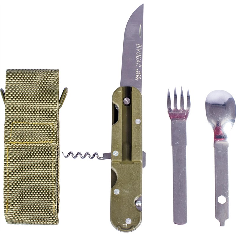 Image secondaire de Cao 3711 Couteau Mixte Adulte, Vert (Kaki), Taille Unique