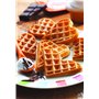 Tefal WM310D Gaufrier en forme de cœur, pour gaufres en forme de cœur, régulateur de température en continu, plaques antiadhésiv
