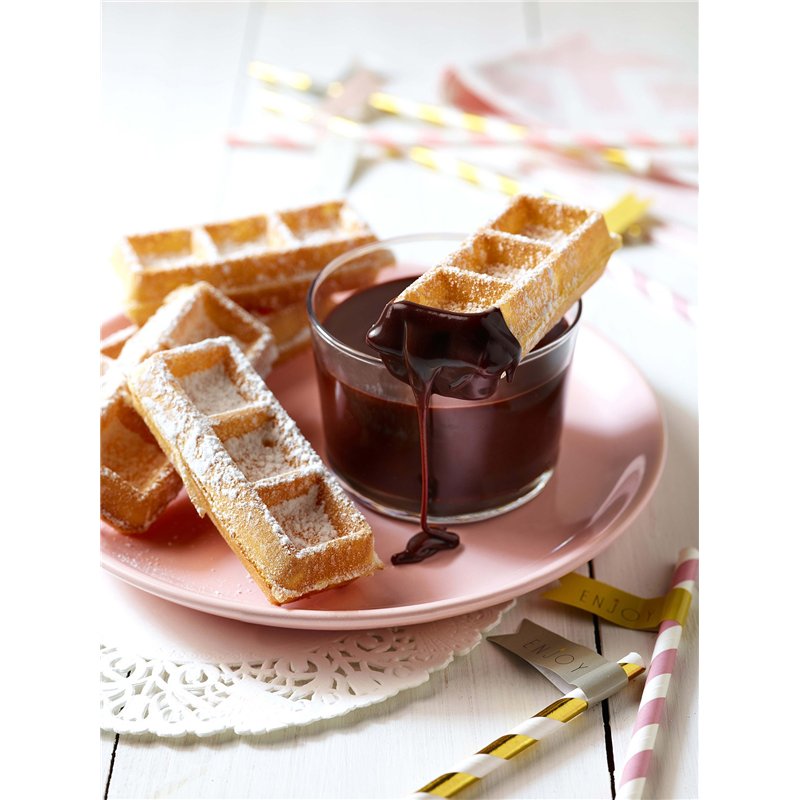 Image secondaire de LAGRANGE Jeu de plaques Mini-gaufres, compatible avec tous les gaufriers