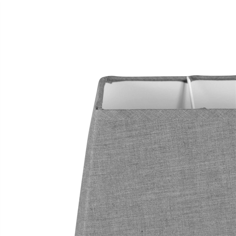 Image secondaire de Abat-jour rectangulaire gris Ostaria