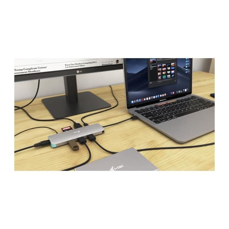 Image secondaire de I-Tec Metal USB-C Nano Docking Station 4K HDMI LAN + Power Delivery 100 W