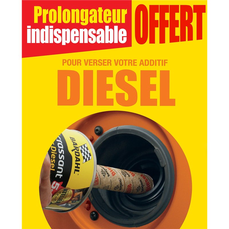 Image secondaire de Bardahl 2001155 Diesel Injecteur Nettoyeur, 500ml le Volume