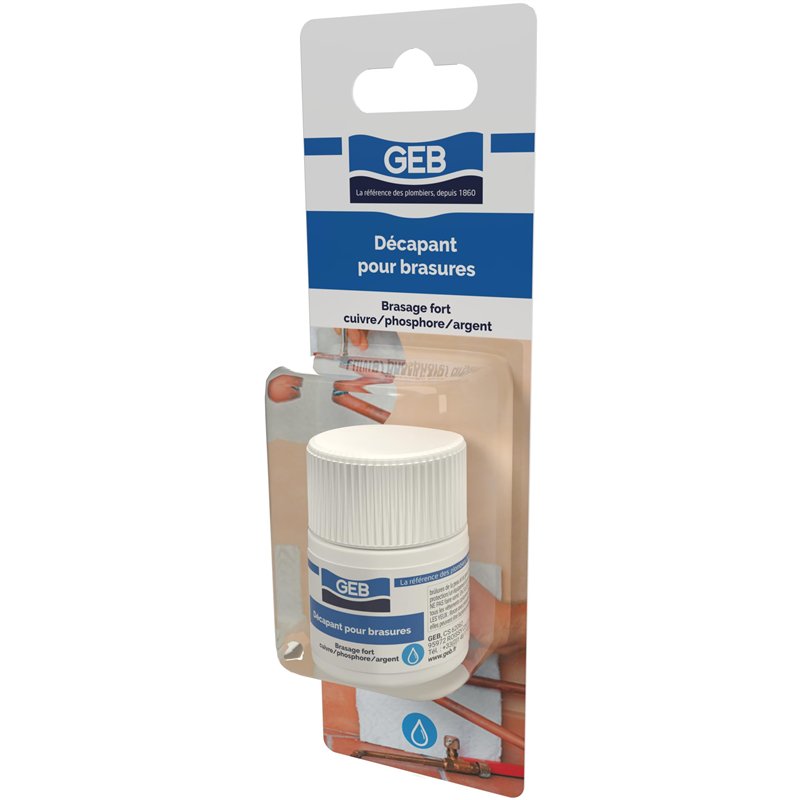Image secondaire de GEB Décapant pour brasure forte cuivre phosphore argent 30 g