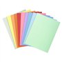 Exacompta - Réf. 340000E - Paquet 100 chemises semi rigides SUPER 160 g/m2 aux couleurs pastel - chemises certifiées PEFC™ - dim