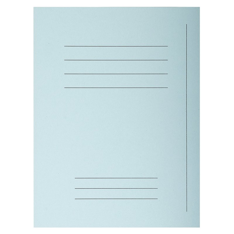 Exacompta - Réf. 435006E - Paquet de 50 chemises rigides imprimées Forever® 220 g/m2 - chemises 100% recyclées et certifiées Ang