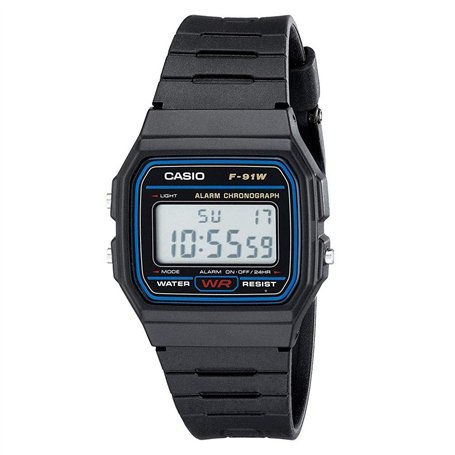 Casio - F91W - Montre Homme - Digitale - Bracelet plastique - Couleur noire