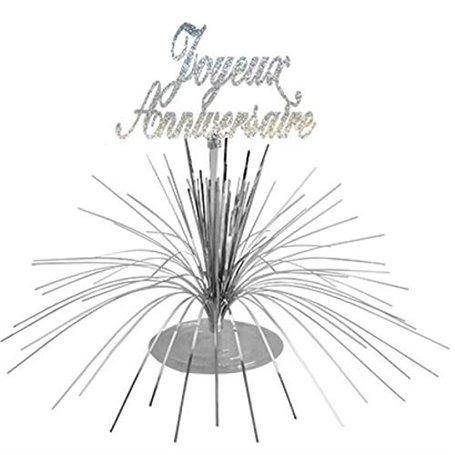 surprisez-vous Centre de Table Joyeux Anniversaire (x1) REF/CDT00