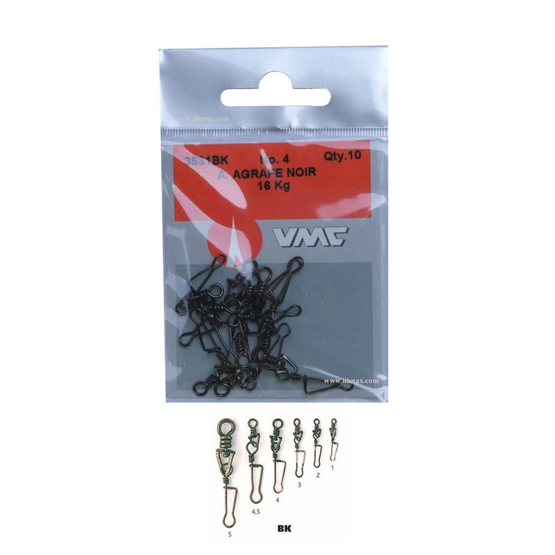 emerillons a agrafe 3531 bk vmc