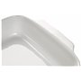 CREALYS 512732 Plat à Four Rectangulaire avec Anses Céramique Blanc 36,5 x 23,5 x 6,5 cm