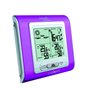 Lexibook Station Météo Meteoclock Silver, Capteur exterieur Waterproof, Phase lunaire, Alarme et fonction Snooze, à piles, argen